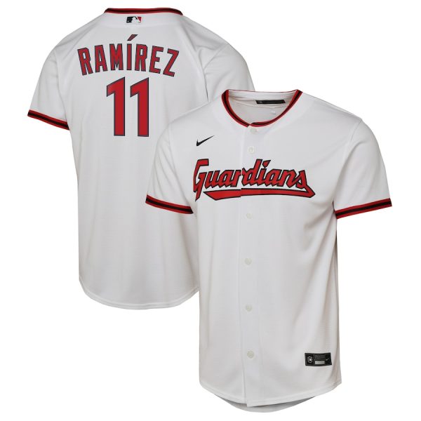 Jose Ramirez Cleveland Guardians Youth Home Replica Player Jersey - White
