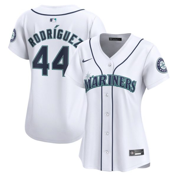 Julio Rodriguez Seattle Mariners Women's Home Limited Player Jersey - White