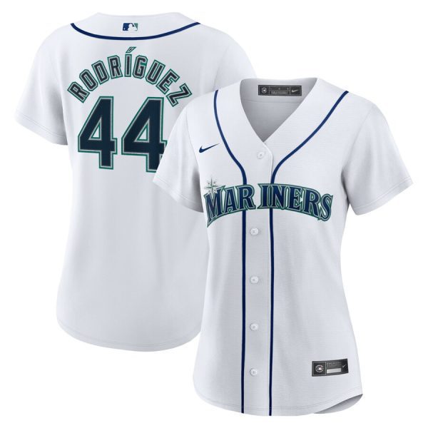 Julio Rodriguez Seattle Mariners Women's Home Replica Jersey - White