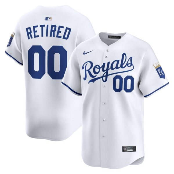 Kansas City Royals Home Limited Retired Roster Jersey - White