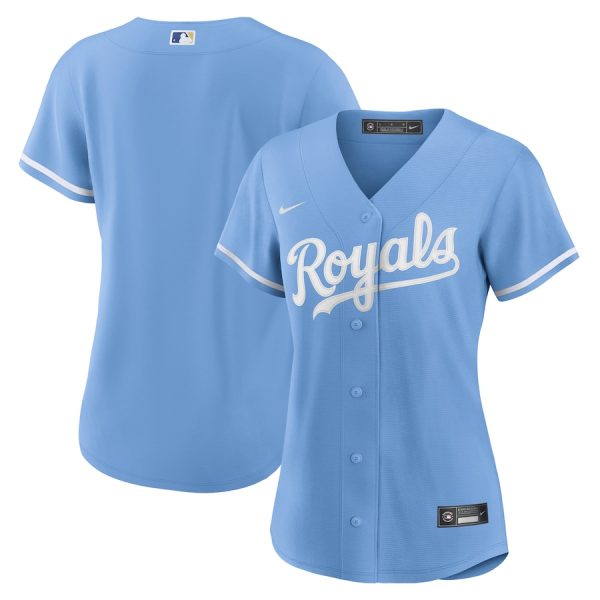 Kansas City Royals Women's Alternate Replica Team Logo Jersey - Light Blue