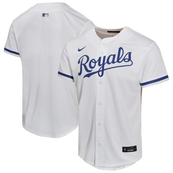 Kansas City Royals Youth Home Game Jersey - White