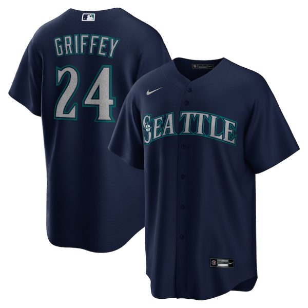 Ken Griffey Jr. Seattle Mariners Alternate Replica Player Jersey - Navy