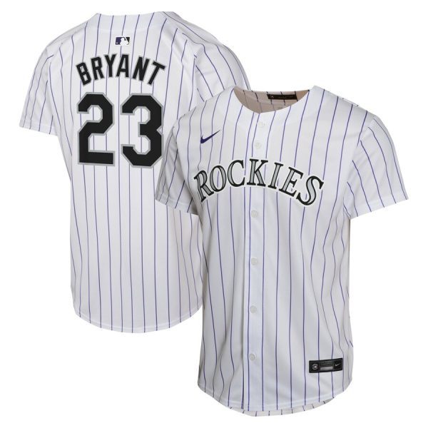 Kris Bryant Colorado Rockies Youth Home Game Player Jersey - White