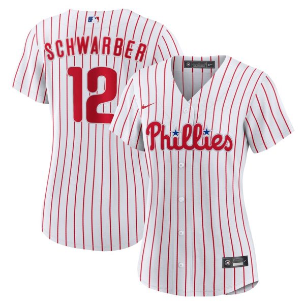 Kyle Schwarber Philadelphia Phillies Women's Home Replica Jersey - White