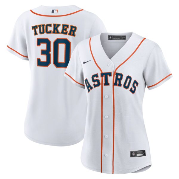 Kyle Tucker Houston Astros Women's Home Replica Jersey - White