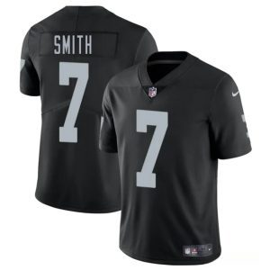 Las Vegas Raiders #7 Geno Smith Black 2025 Vapor Football Stitched Jersey