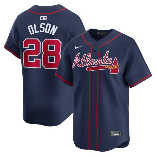 Matt Olson Atlanta Braves Alternate Limited Player Jersey - Navy