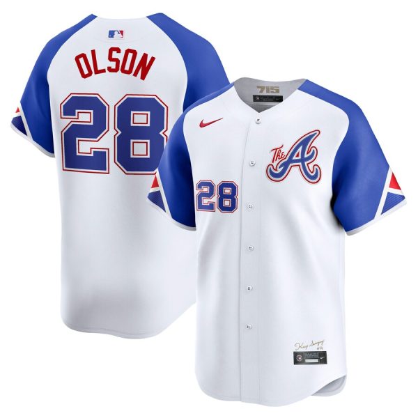 Matt Olson Atlanta Braves City Connect Limited Player Jersey - White