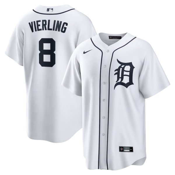 Matt Vierling Detroit Tigers Home Replica Jersey - White