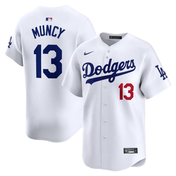 Max Muncy Los Angeles Dodgers Home Limited Player Jersey - White
