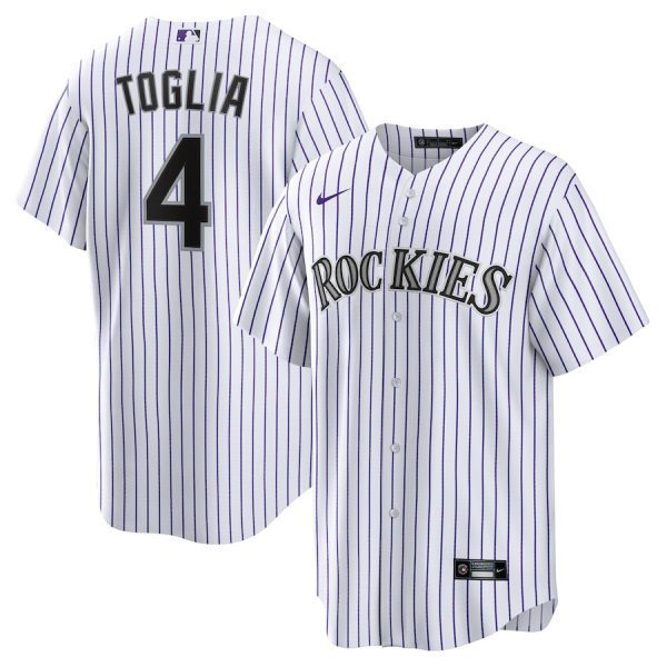 Michael Toglia Colorado Rockies Home Replica Jersey - White