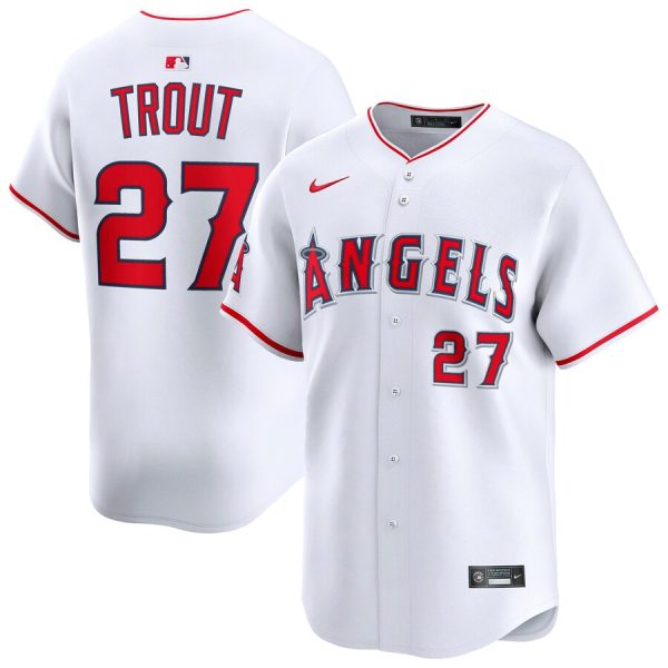 Mike Trout Los Angeles Angels Home Limited Player Jersey - White