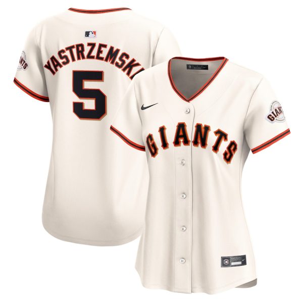 Mike Yastrzemski San Francisco Giants Women's Home Limited Player Jersey - Cream