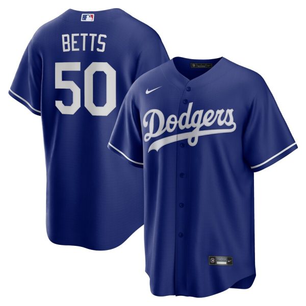 Mookie Betts Los Angeles Dodgers Big & Tall Alternate Replica Player Jersey - Royal