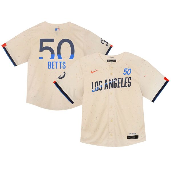Mookie Betts Los Angeles Dodgers Infant 2024 City Connect Limited Player Jersey - Cream