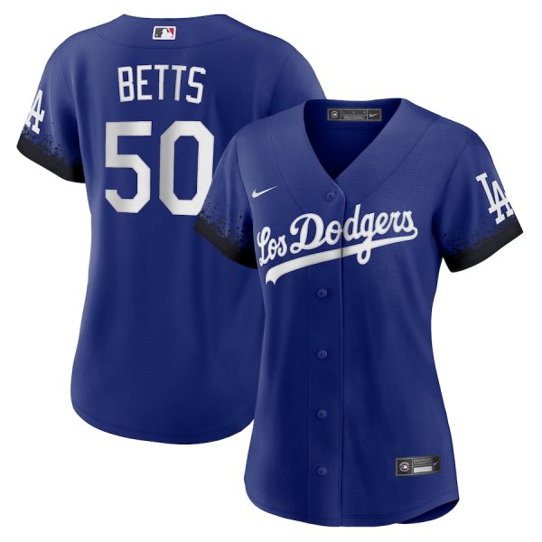 Mookie Betts Los Angeles Dodgers Women's City Connect Replica Player Jersey - Royal