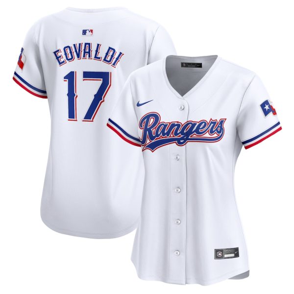 Nathan Eovaldi Texas Rangers Women's Home Limited Player Jersey - White