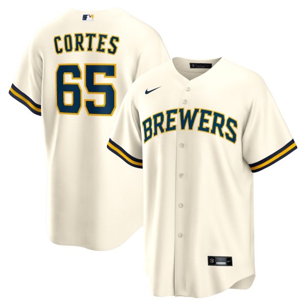 Nestor Cortes Milwaukee Brewers Home Replica Jersey - Cream