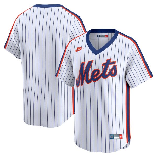 New York Mets Throwback Cooperstown Collection Limited Jersey - White