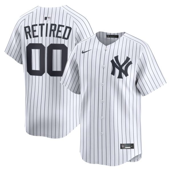 New York Yankees Home Limited Retired Roster Jersey - White