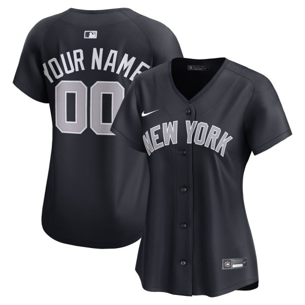 New York Yankees Women's Alternate Limited Custom Jersey - Navy
