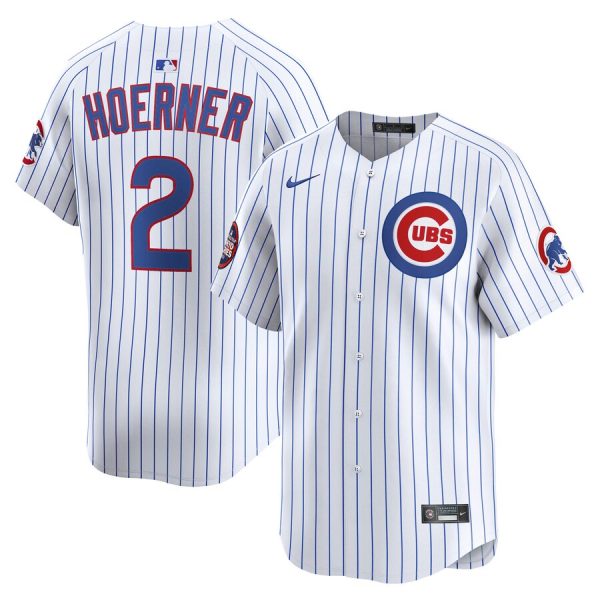 Nico Hoerner Chicago Cubs 2025 MLB World Tour: Tokyo Series Home Limited Player Jersey - White