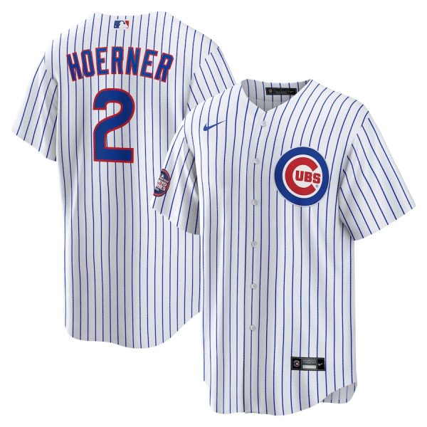 Nico Hoerner Chicago Cubs 2025 MLB World Tour: Tokyo Series Home Replica Player Jersey - White