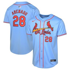 Nolan Arenado St. Louis Cardinals Youth Alternate Limited Player Jersey - Light Blue