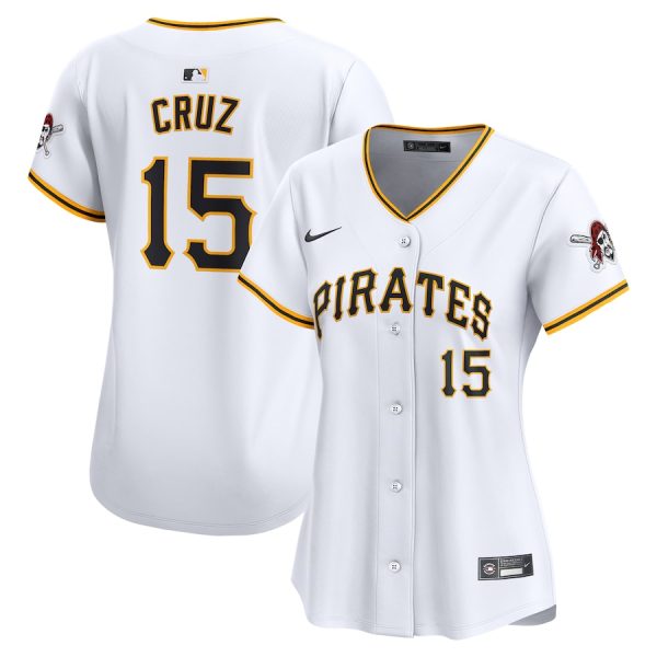 Oneil Cruz Pittsburgh Pirates Women's Home Limited Player Jersey - White