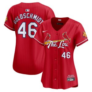 Paul Goldschmidt St. Louis Cardinals Women's 2024 City Connect Limited Player Jersey - Red