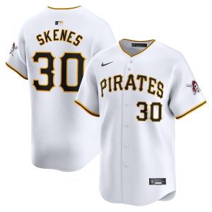 Paul Skenes Pittsburgh Pirates Youth Home Limited Player Jersey - White