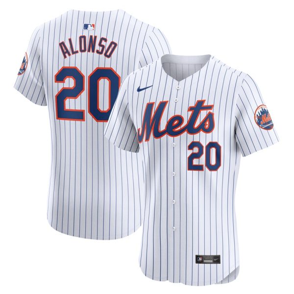 Pete Alonso New York Mets Home Elite Jersey - White