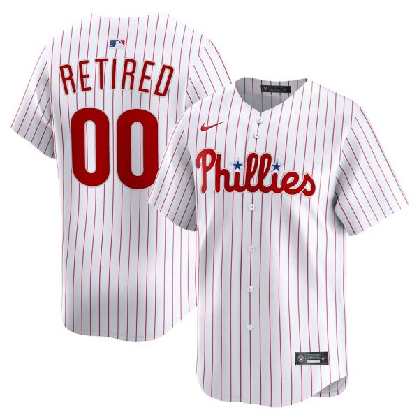 Philadelphia Phillies Home Limited Retired Roster Jersey - White