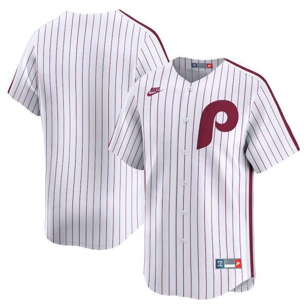Philadelphia Phillies Throwback Cooperstown Collection Limited Jersey - White