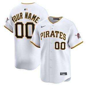 Pittsburgh Pirates Home Limited Custom Jersey - White