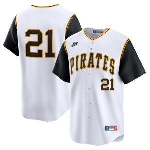 Roberto Clemente Pittsburgh Pirates Throwback Cooperstown Limited Jersey - White