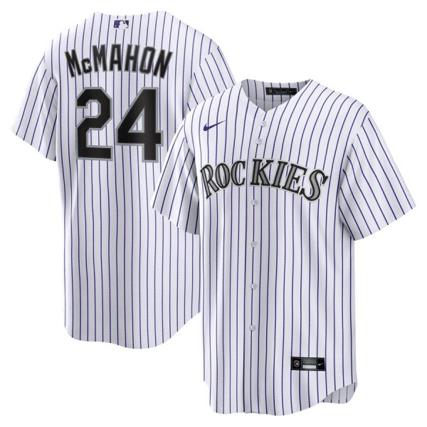Ryan McMahon Colorado Rockies Home Replica Player Jersey - White