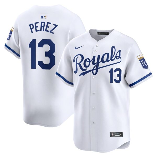 Salvador Perez Kansas City Royals Home Limited Player Jersey - White