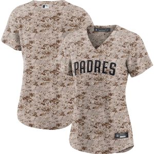San Diego Padres Women's USMC Alternate Replica Team Jersey - Camo