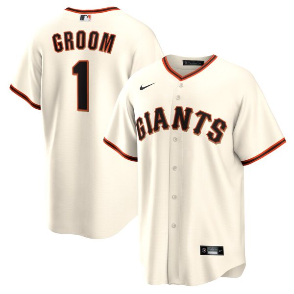 San Francisco Giants #1 Groom Home Replica Jersey - White