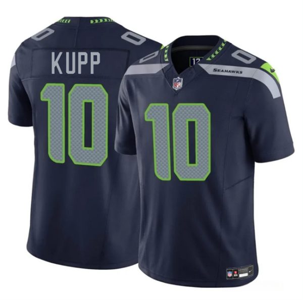 Seattle Seahawks #10 Cooper Kupp Navy 2025 F.U.S.E Vapor Limited Football Stitched Jersey