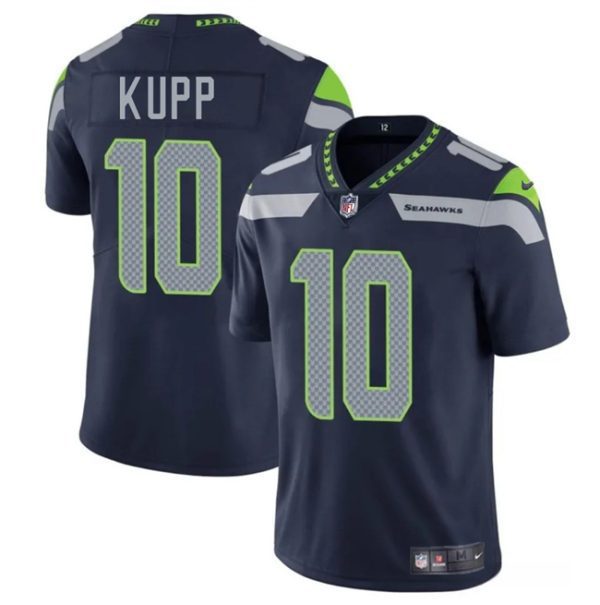 Seattle Seahawks #10 Cooper Kupp Navy 2025 Vapor Limited Football Stitched Jersey