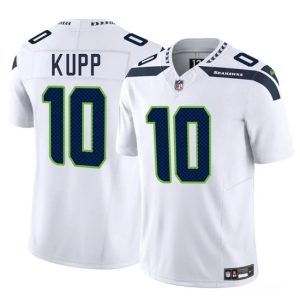 Seattle Seahawks #10 Cooper Kupp White 2025 F.U.S.E. Vapor Limited Football Stitched Jersey