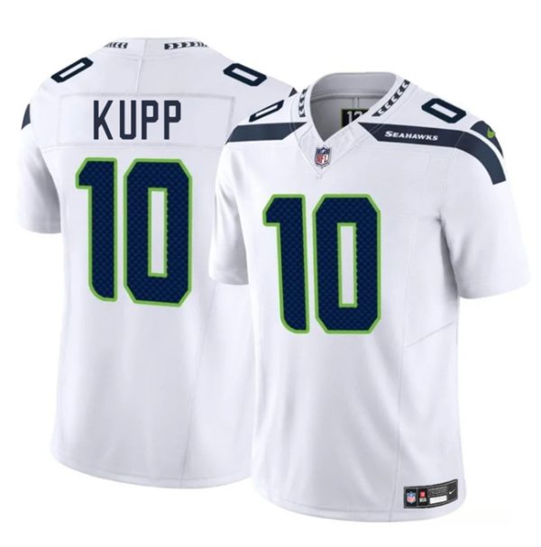 Seattle Seahawks #10 Cooper Kupp White 2025 F.U.S.E. Vapor Limited Football Stitched Jersey