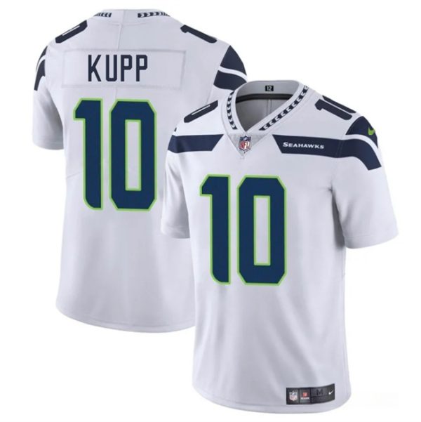 Seattle Seahawks #10 Cooper Kupp White 2025 Vapor Limited Football Stitched Jersey