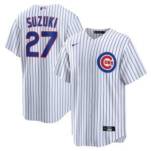 Seiya Suzuki Chicago Cubs Home Replica Jersey - White