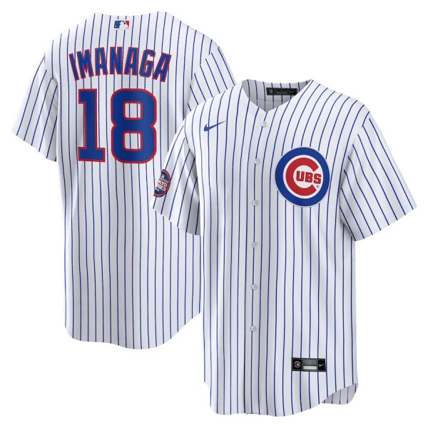 Shota Imanaga Chicago Cubs 2025 MLB World Tour: Tokyo Series Home Replica Player Jersey - White