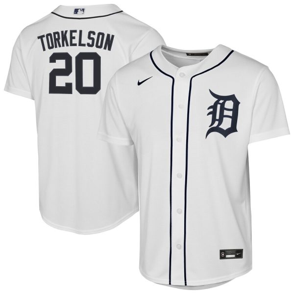 Spencer Torkelson Detroit Tigers Youth Home Replica Player Jersey - White