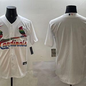 St. Louis Cardinals Blank White Cool Base Stitched Baseball Jersey